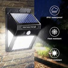 30 LED Motion Sensor Wall Solar Light Waterproof Security Lamp